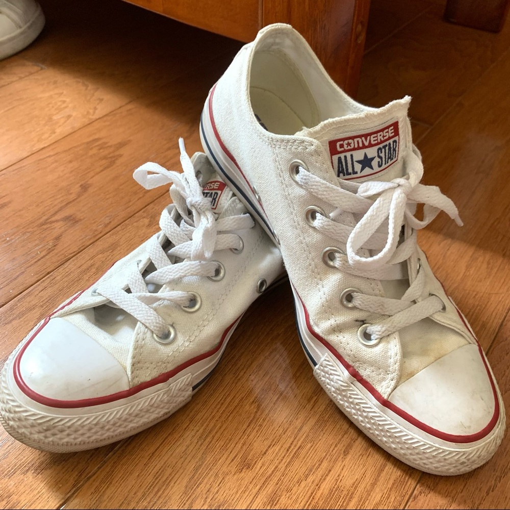 White Low Top Converse